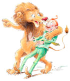 There's a Lion in My Lap-eBook