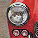 Shows the unusual front Vignale badge used only on the show cars.