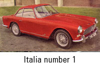 Photo of the first production Italia, Number 1