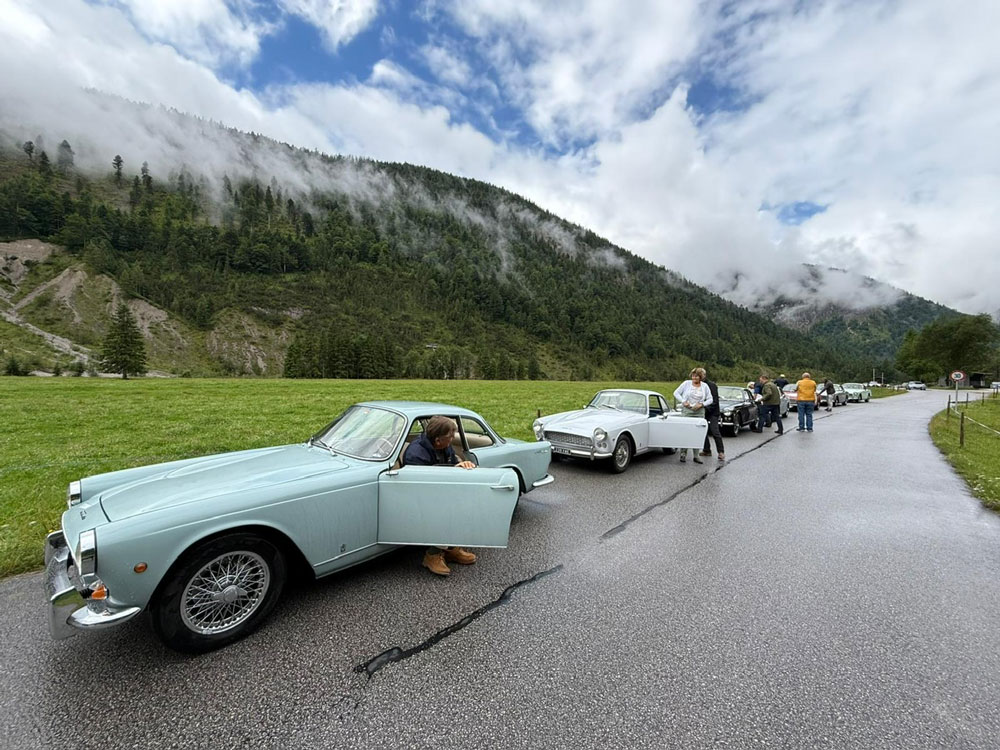 Driving over the Alps