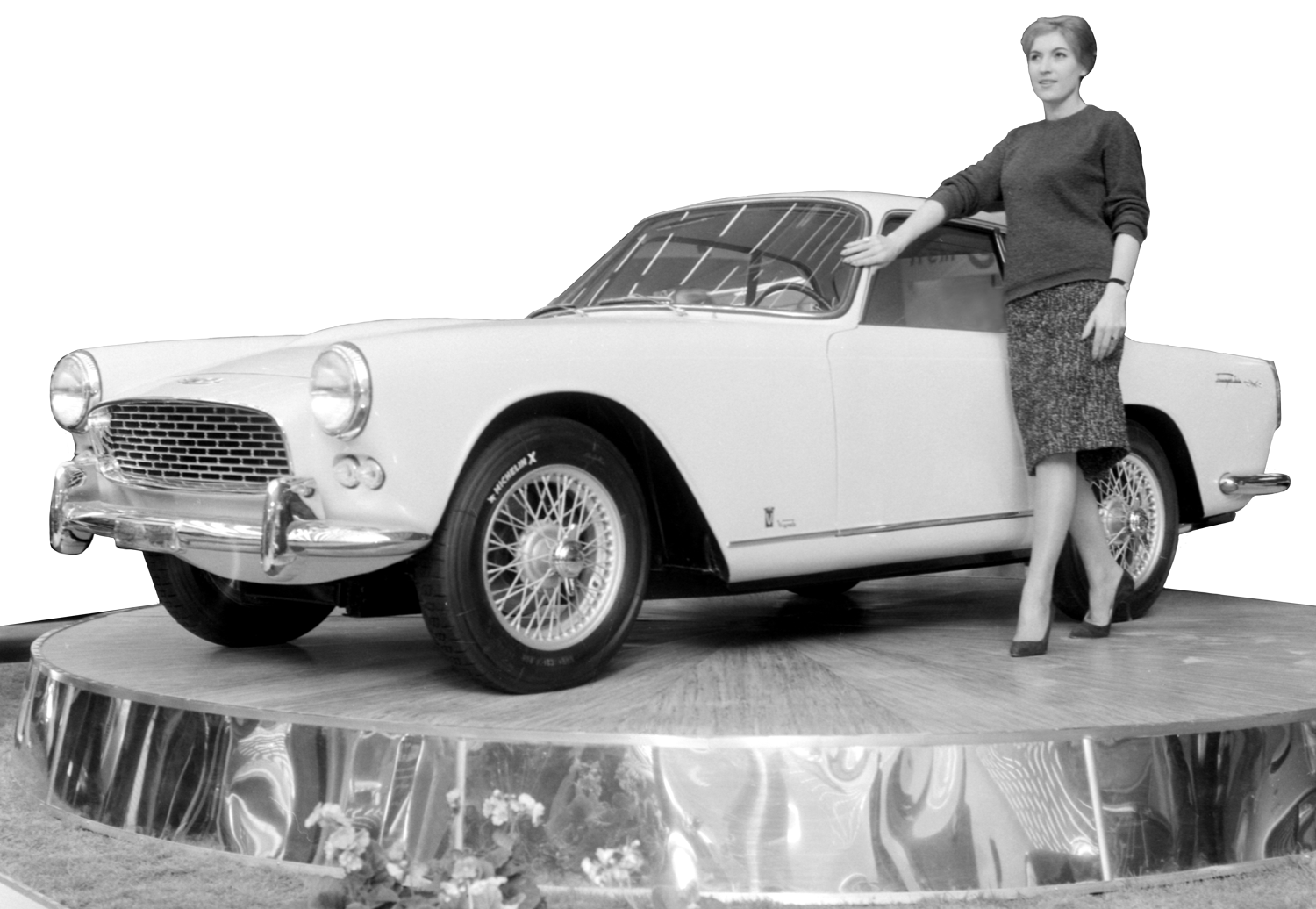 Italia #3 on the stand at the 1959 Turin Auto Salon. Photo ©REVS Institute. Used with permission.