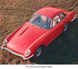 Photo of the first Italia prototype