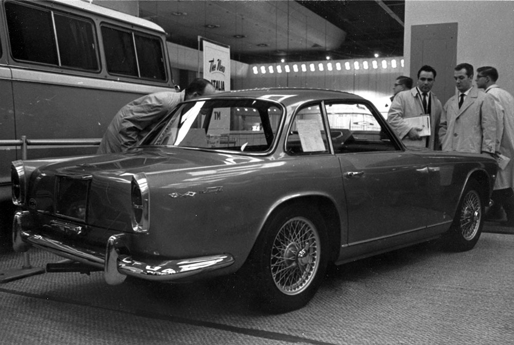 IItalia at the 1961 New York Auto Show. Photo by Bill Baker.