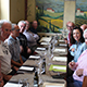 The Irish TR Register group at an Italian Restaurant. Well, it's close to an Italia!